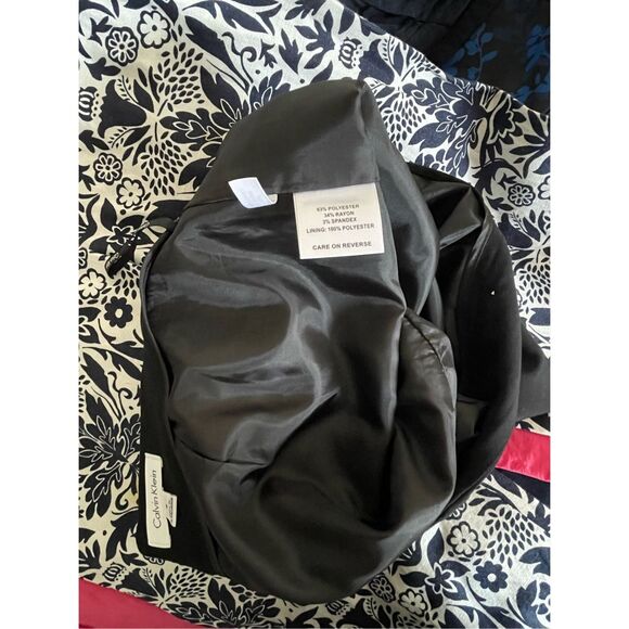 Calvin Klein Black Pencil Straight Stretch Skirt Size 6 - Picture 8 of 8